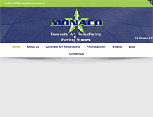 Tablet Screenshot of monacoconcepts.com